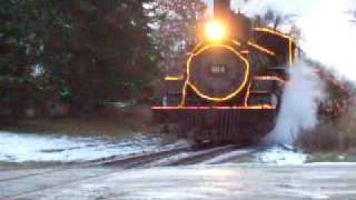 Huckleberry Railroad 464 Crossing one [upl. by Lap]