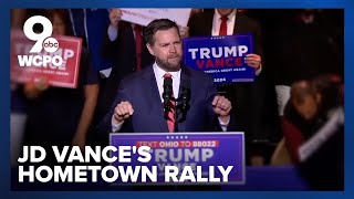 Republican VP candidate JD Vance addresses his home town in Middletown rally [upl. by Feigin837]