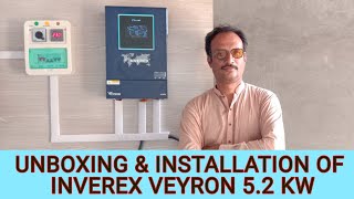 HOW TO INSTALL INVEREX VEYRON 52 KW  UNBOXING  TOUCH SCREEN DETAILS OF INVEREX VEYRON 52 KW [upl. by Sukramal]