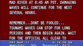 Tsunami Warning  Crescent City California [upl. by Woo983]