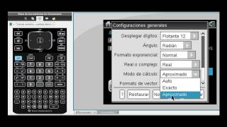 Tutorial de TINspire™ CX CAS Parte 2 Cómo Configurar el Funcionamiento y Modo de Operar [upl. by Sedgewinn]