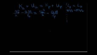 Velocity of Satellite in an Elliptical Orbit  Part I [upl. by Seraphina738]