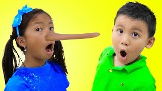 Wendy Pretend Play Magic Long Nose  Fun Kid Video [upl. by Ruben]