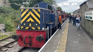 The Wensleydale Railway Industrial Weekend  Diesel Gala  2482024 [upl. by Asennav]