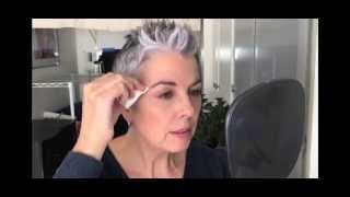 Quick Eyebrow Color  Tint Grey Hairs Using quotJust for Menquot [upl. by Wyndham]