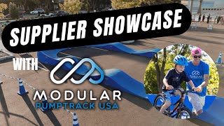 Supplier Showcase Modular Pumptrack’s Unique Biking Sys [upl. by Henarat157]