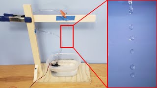 DIY Levitating Water Drop Fountain  Science Project [upl. by Caritta]