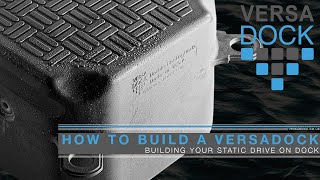 How To Build A VersaDock  Part 3  Connecting 2 Double Floats  Static Drive on Dock [upl. by Vikky221]