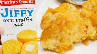 How To Make Paula Deens Corn Casserole with Jiffy mix [upl. by Proffitt]