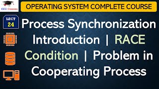 L24 Process Synchronization Introduction  RACE Condition  Problem in Cooperating Process [upl. by Runkel]