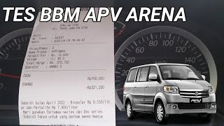 Tes konsumsi BBM APV Arena 2008 [upl. by Rieger578]