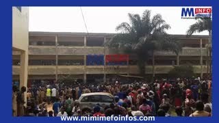 A stampede causes multiple casualties in a high school in Yaoundé [upl. by Bithia]