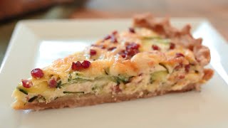 Quiche sans gluten aux courgettes [upl. by Ellenrahc]