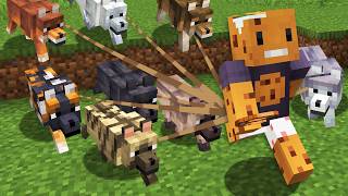 I Collected EVERY NEW WOLF in Minecraft Hardcore [upl. by Nannah]