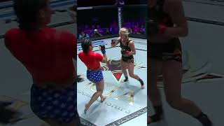 Rachael Ostovich and Andrea Lee SCRAMBLE invictafc [upl. by Nwahsd]