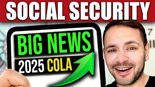 BIG NEWS for Social Security COLA Forecast Just INCREASED for 2025… [upl. by Erving529]