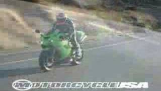 2006 Kawasaki Ninja ZX10R Review  MotoUSA [upl. by Icart]