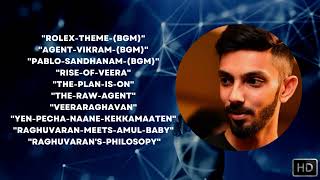 Anirudh Marana Mass Tamil Nonstop BGMs  Instrumental and BGM scores  High Quality Audio  Jukebox [upl. by Cyrillus]