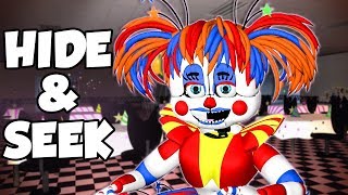 FNAF 6 RETRO BABY AND GOTH BABY Gmod FNAF HIDE AND SEEK Gmod FNAF [upl. by Adyht303]