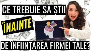 SRL 7 lucruri de știut ÎNAINTE de a înființa FIRMA SRL sau PFA CE NU ȚIA SPUS NIMENI PÂNĂ ACUM [upl. by Hacceber]