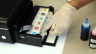 Обзор  тест принтера Epson L800 и Epson L805 [upl. by Suoivatra252]