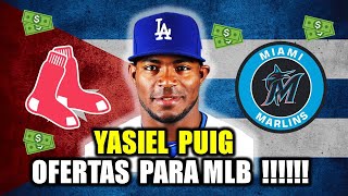 ATENCION CUBA YASIEL PUIG TIENE OFERTAS PARA REGRESAR A MLB [upl. by Rubetta]