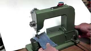 Classic Vintage 1950 Elna 1 Grasshopper Sewing Machine 0323058 [upl. by Aridaj]