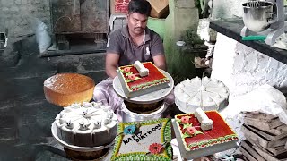 Making Of Cakes In Bakery  How To Make Cakes In Bakery  Cakes [upl. by Ratna]