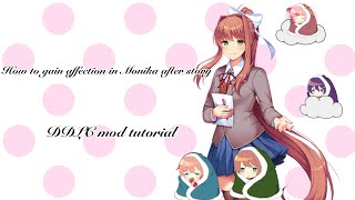 How to gain Affection in Monika After story DDLC Affection guide [upl. by Brazee]