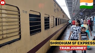 SHRIDHAM SF EXPRESS ICF TRAIN JOURNEY Agra Cantt to Hazrat Nizamuddin Delhi [upl. by Nyletac]