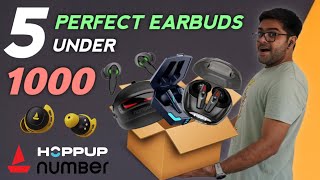 Top 5 Earbuds Under 1000 in 2024 ⚡⚡ 5 Best TWS Under 1000 ⚡⚡ [upl. by Vandyke219]