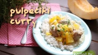 Pulpeciki curry z dynią  KotletTV [upl. by Soisanahta]