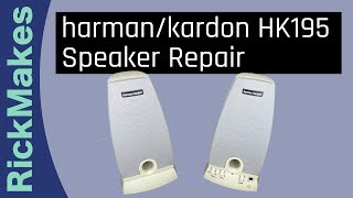 harmankardon HK195 Speaker Repair [upl. by Ilocin]