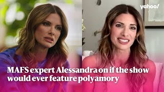 MAFS expert Alessandra Rampolla on if the show would ever feature polyamory  Yahoo Australia [upl. by Eceinehs]