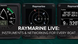 Raymarine Live Instruments and Networking for Every Boat [upl. by Fabria973]