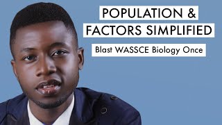 WAEC Biology Tutorial Questions amp Answer 2024 On Population amp Factors Top 10 [upl. by Anaujahs989]