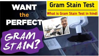 Gram Stain procedure in hindi  How do you perform a Gram stain test  ग्राम स्टैंनिंग कैसे करते है [upl. by Aisset]