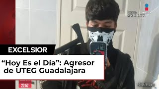 Agresor de la UTEG Guadalajara publicó las fotos con las que cometió la masacre [upl. by Ydnahs]