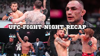 Umar defeated Cory  UFC Abu Dhabi recap [upl. by Akinimod]