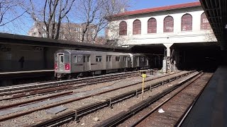 NYC Subway HD 60fps Bombardier R142 5 Trains Low HVAC  Morris Park Station 3917 [upl. by Ahsoj]