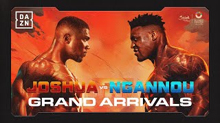 ANTHONY JOSHUA VS FRANCIS NGANNOU GRAND ARRIVALS LIVESTREAM [upl. by Leilah]