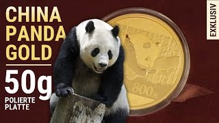 GOLD mit Wertsteigerung  50g CHINA PANDA 2016 PP inkl Box amp Zertifikat  Für Anleger amp Sammler [upl. by Henri]