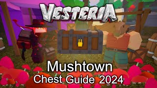 JAN 2024 All Known Mushtown Chest Locations  ROBLOX  Vesteria [upl. by Elaina]