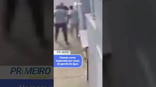 Homem morre espancado por causa de garrafa de água [upl. by Nyliak]