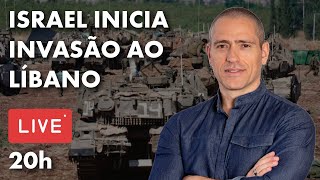 ISRAEL INICIA INVASÃO AO LÍBANO  PROFESSOR HOC AO VIVO [upl. by Schmitz486]