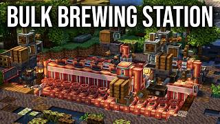 Bulk Brewing EVERY Minecraft Potion with the Create Mod [upl. by Boiney]