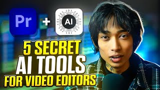 Premiere Pro Secrets🤫 5 AI Tools for Video Editing You Must know about in 2024 [upl. by Suciram]