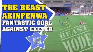 The beast Akinfenwa fantastic goal against Exeter [upl. by Cr94]