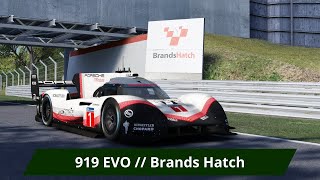 Brands Hatch Hotlap  Porsche 919 EVO [upl. by Yvor]