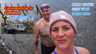 Coniston Winter Adventure Cold New Year Swim amp Coppermine Hike [upl. by Ttenyl797]